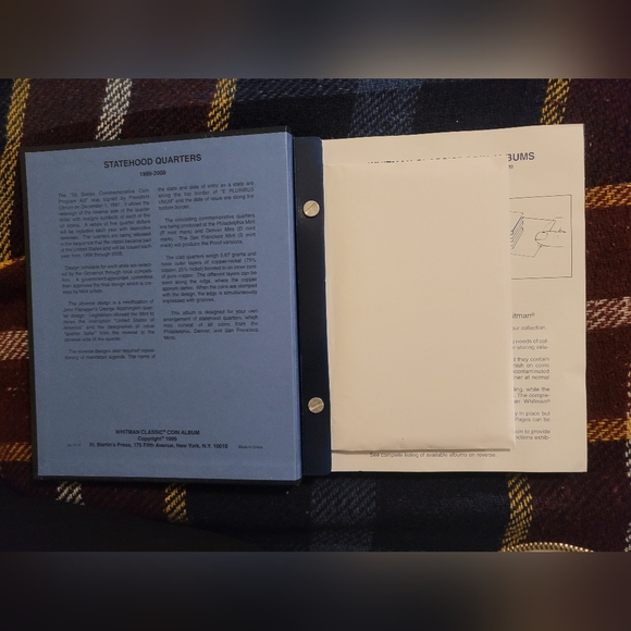 U.S. Statehood Quarters: 1999-2008 - Classic Coin Album - Picture 4 of 6